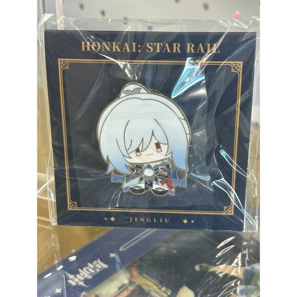 Honkai: Star Rail Chibi Chara Pin Badge Jingliu - Picture 1 of 3